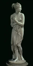 Vénus, vue frontale, 1810 (marbre)